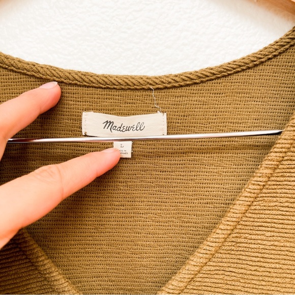 Madewell Knit Dress Long Sleeves Size L - Picture 3 of 4